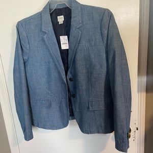 J. Crew Chambray Blazer